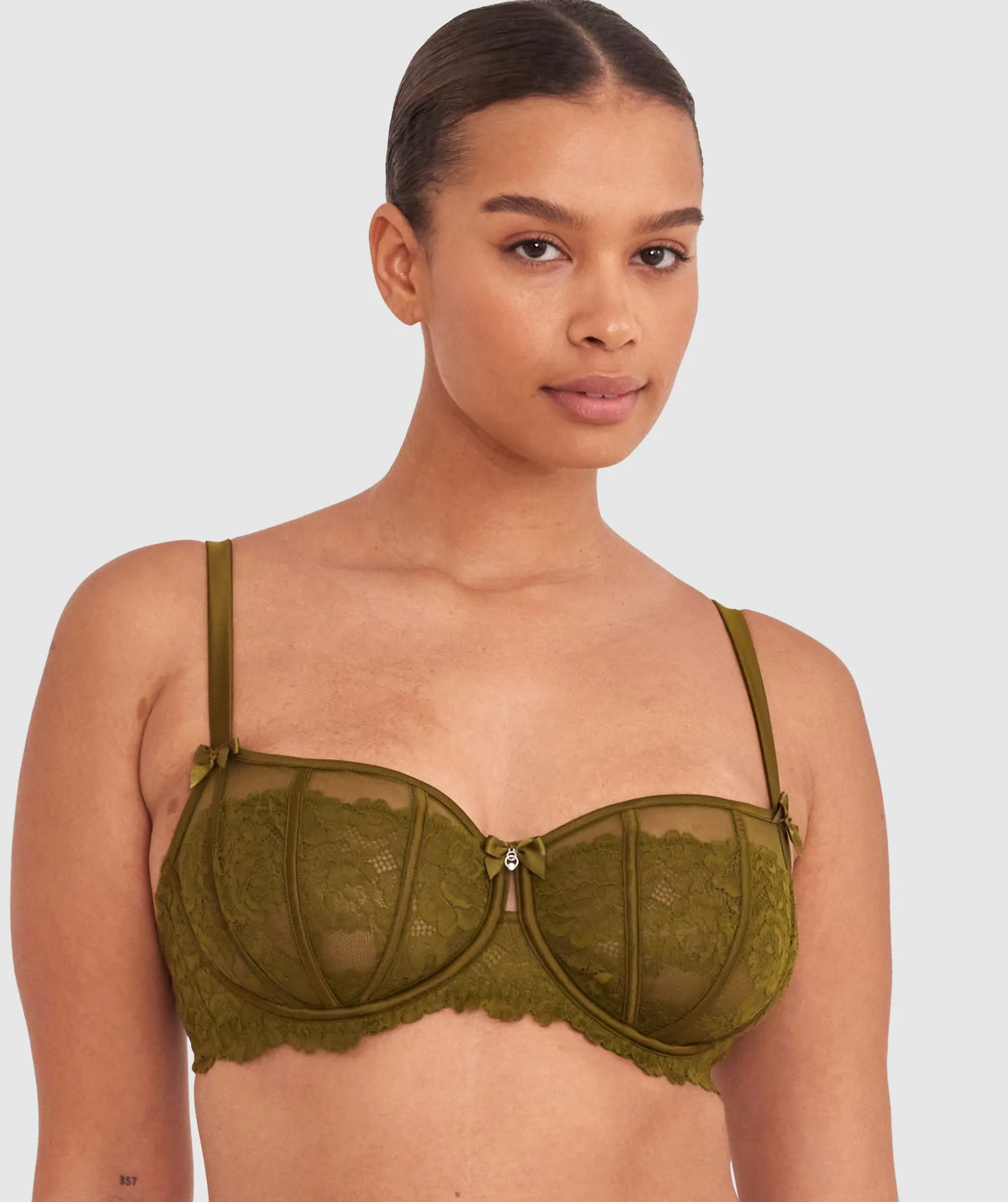 Bethany Underwire Bra - Khaki