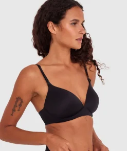 Body Bliss Contour Maternity Wirefree Bra - Black