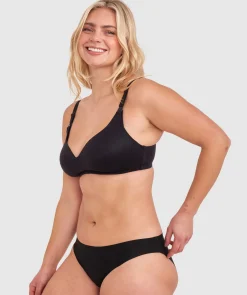Body Bliss Full Cup Maternity Wirefree Bra - Black