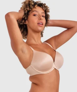 Body Bliss Full Cup Plunge Bra - Nude 2