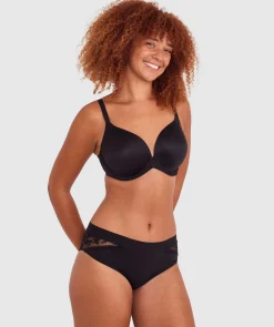 Body Bliss Full Cup Plunge Bra - Black