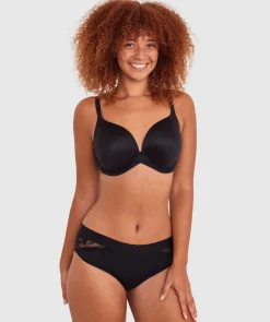 Body Bliss Full Cup Plunge Bra - Black