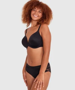 Body Bliss Full Cup Plunge Bra - Black