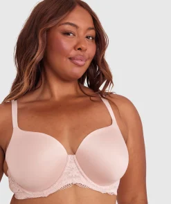 Body Bliss Lace Full Cup Bra - Blush Pink