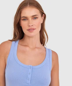 Body Bliss Lounge Cami-Blue