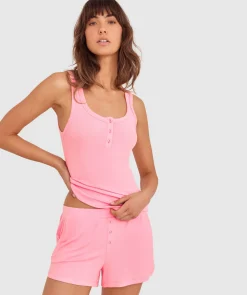 Body Bliss Lounge Short-Pink