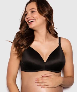 Body Bliss Maternity Wirefree Bra - Black