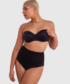 Body Bliss Strapless Contour Bra - Black