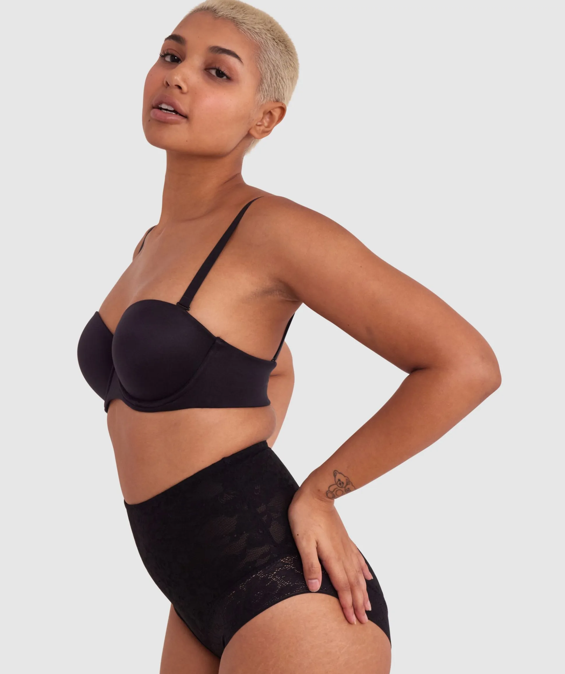 Body Bliss Strapless Contour Bra - Black