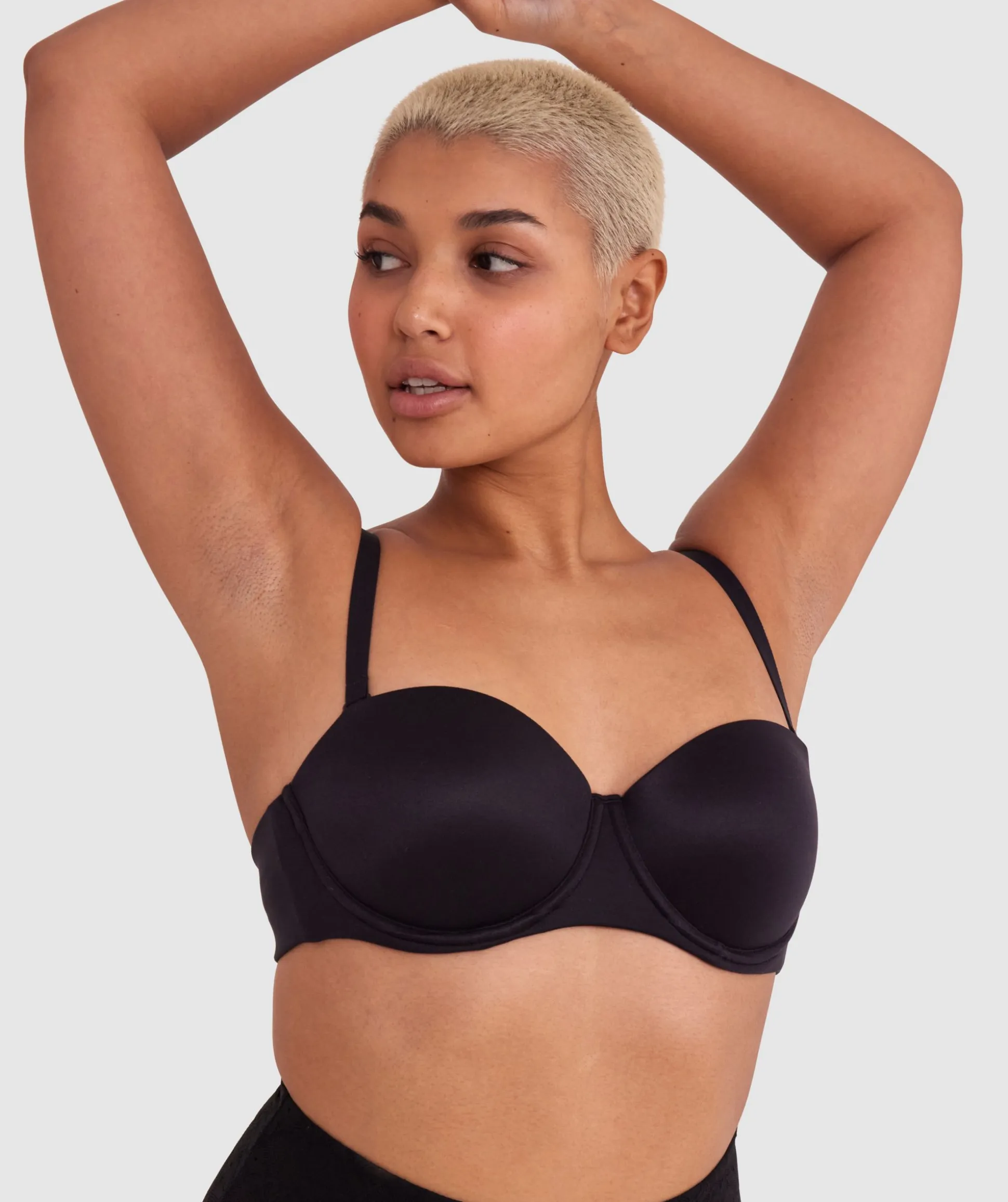 Body Bliss Strapless Contour Bra - Black