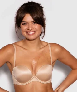 Body Bliss Strapless Push Up Bra - Nude