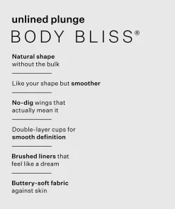 Body Bliss Unlined Demi - Black