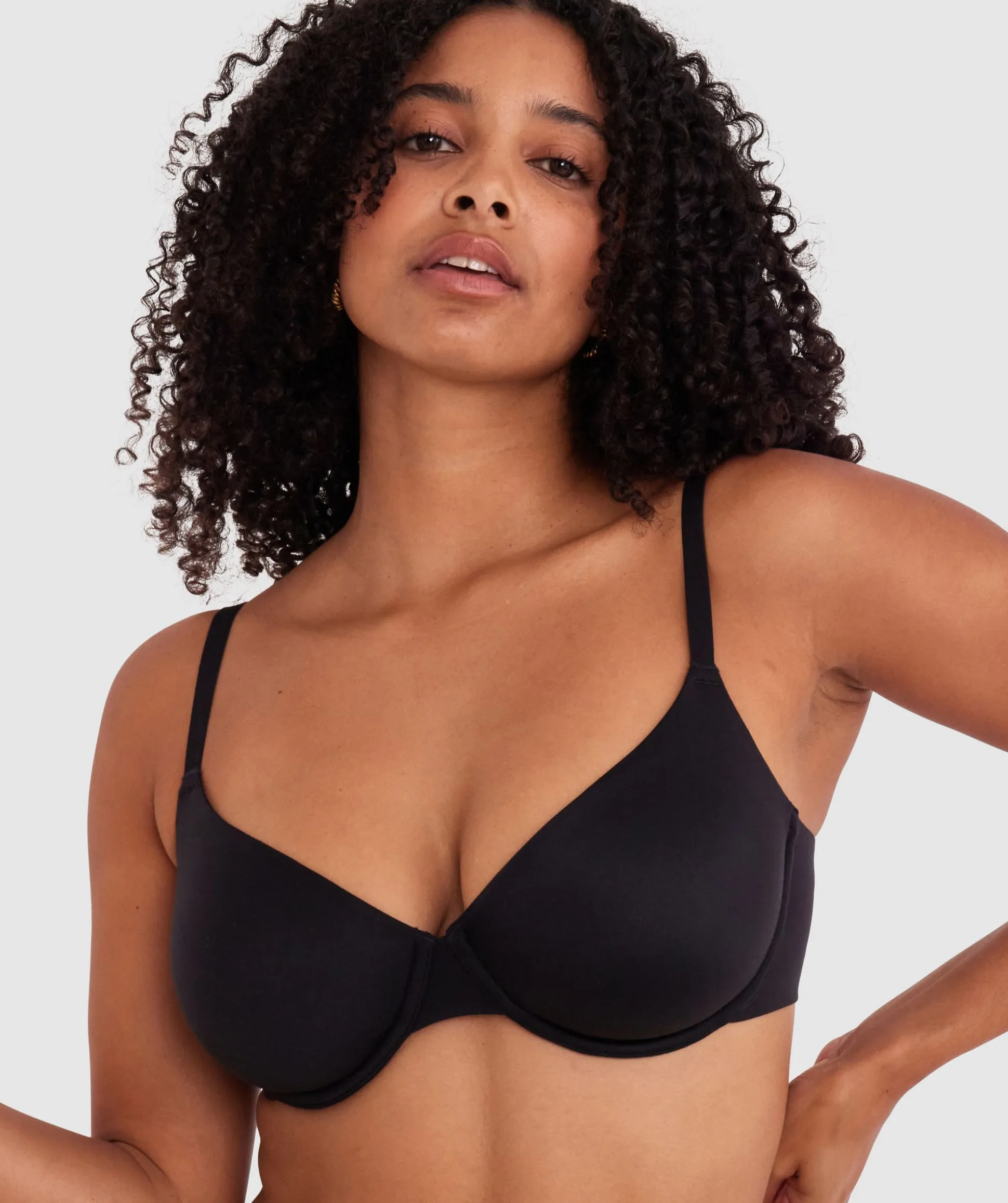 Body Bliss Unlined Demi - Black