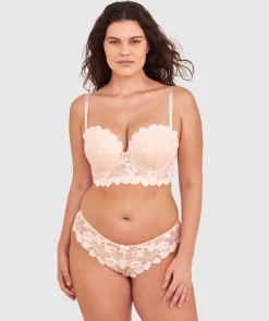 Brooklyn Push Up Strapless Bra - Oatmeal