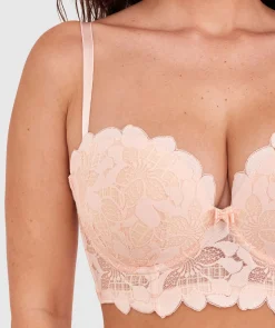 Brooklyn Push Up Strapless Bra - Oatmeal