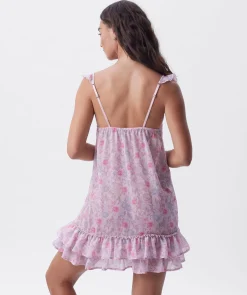 Camille Short Slip - Print Floral