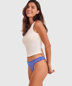 Cancer G String - Blue/Dark Blue