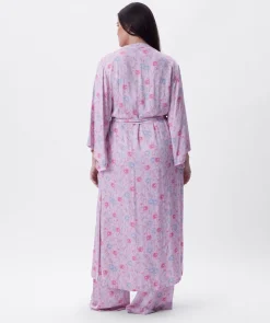 Cecilie Long Wrap - Print Floral