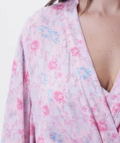 Cecilie Long Wrap - Print Floral
