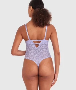 Charli Push Up Bodysuit - Light Blue