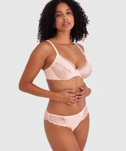 Chrissy Brazilian Knicker - Blush Pink