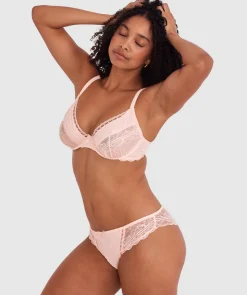Chrissy Unlined Bra - Blush Pink