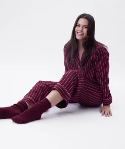 Chunky Rib Socks - Berry