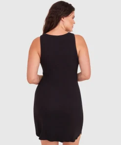 Comfy Rib Slip - Black