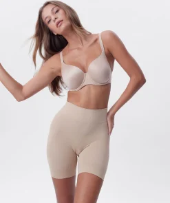Cooling Seamfree High Waist Thigh Shaper - Nude 2