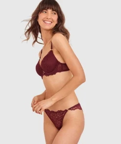 Daisy Brazilian Knicker - Berry