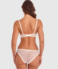 Daisy Chain Brazilian Knicker - Ivory