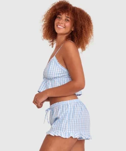 Dorothy Cami - Print Check/Blue
