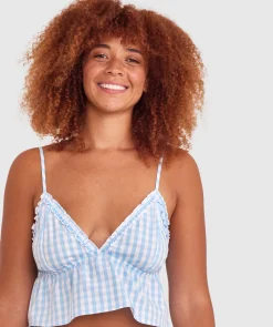 Dorothy Cami - Print Check/Blue