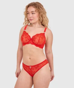 Dua Full Cup Bra - Red