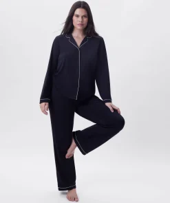 Emilia Long Sleeve Top - Black