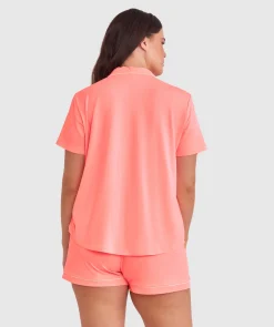 Emilia Short Sleeve Top - Pink