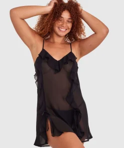 Emine Short Slip - Black