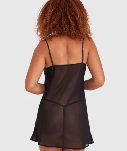 Emine Short Slip - Black