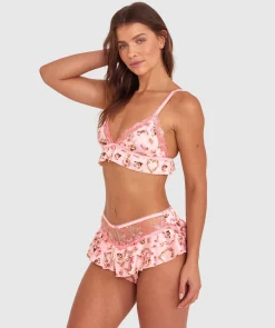 Enchanted A Purr-Fect Promise Bralette - Multi Colour/Print