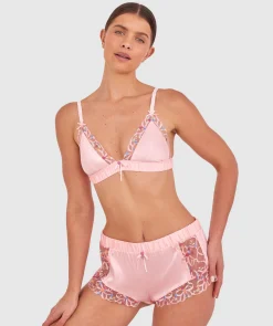 Enchanted Binding Love Bralette-Pink / Multi