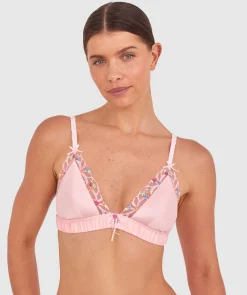 Enchanted Binding Love Bralette-Pink / Multi