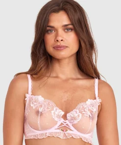 Enchanted Blooms Of Lisse Underwire Bra - Light Pink