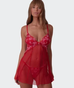 Enchanted Everlasting Babydoll - Red