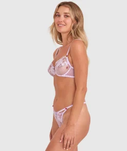 Enchanted Frolic In The Fields Bra - Light Purple/Multicolour