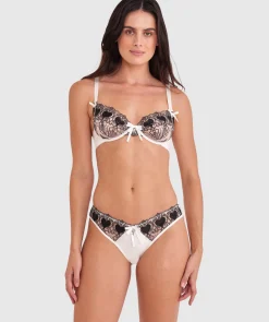 Enchanted Hopelessly Devoted Bra - Ivory/Black