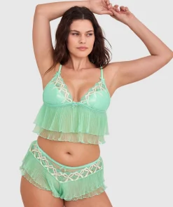 Enchanted Kinko French Knicker-Mint Green