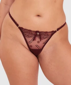 Enchanted Ode To Love High Leg String-Berry