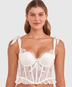 Enchanted Unforgettable Push Up Corset - Ivory