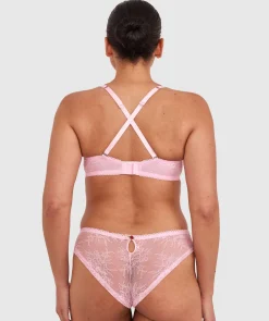 Enchanted Willow High Leg Brazilian Knicker - Pink