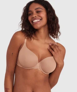 Everyday Luxe Contour Plunge Bra - Nude 3